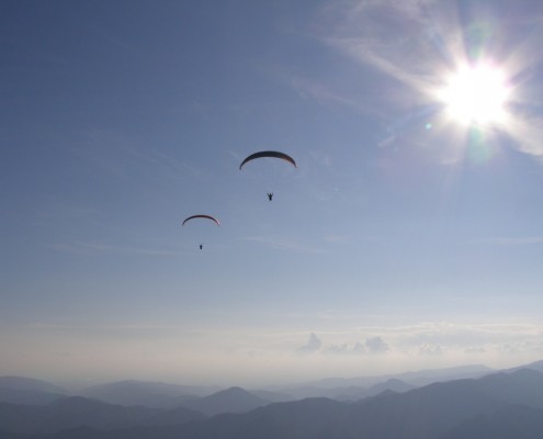 Abendflug am Kobala