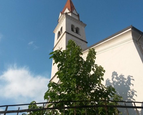 Most na soci Kirche