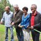 Eröffnung NO-Merkur: Dieter Knittel, Margret Mergen, Charlie Jöst, Rainer Ganster (v.r.n.l.)