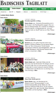 Badisches Tagblatt Website